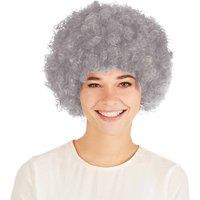 tectake Afro Wig | Clown in Grey