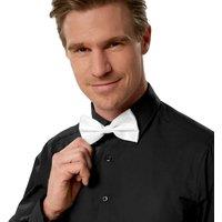 tectake Plain Bow Tie in White