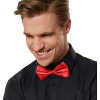 tectake Plain Bow Tie in Red