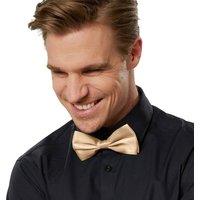 tectake Plain Bow Tie in Gold