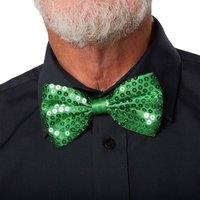tectake Sequin Bow Tie in Green