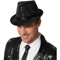 tectake Party Hat With Sequins in Black