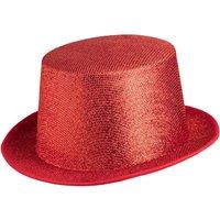 tectake Glitter Top Hat in Red