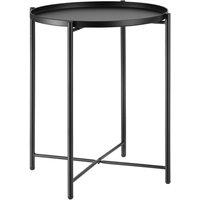 tectake Bedside Table Chester in Black