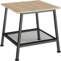 tectake Bedside Table Bedford in Light Oak
