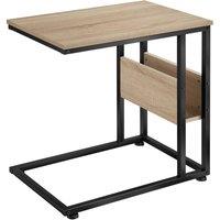 tectake Bedside Table Wigan in Light Oak