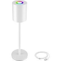 tectake Table Lamp Corly in White