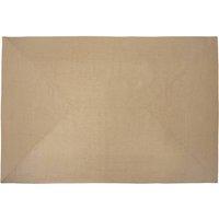 tectake Jute Rug 80 X 150 Cm - Brown in Tan | Size: 80 cm x 150 cm