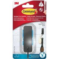 3M CLAW Command Bath Matte Black Medium Hook BATH43