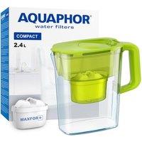 Aquaphor Compact 2.4 Litre Water Filter Jug in Green Burst in Bright Green | Size: 2.5L