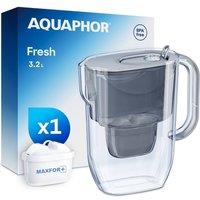 Aquaphor Fresh 3.2L water filter jug Grey with 1 x 200 litre Maxfor+ Filter | Size: 3L
