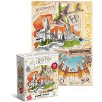 DODO Harry Potter Puzzle - Hogwarts School & Quidditch Field 450 Pieces | Size: 1 Pack