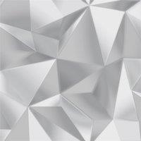 Debona Spectrum Silver Grey 3D Effect Geometric Shape Wallpaper