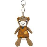 Les Deglingos Key Ring - Speculos the Tiger in Copper