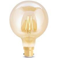 1001 WiZ G125 LED Tunable Filament Bayonet Amber Lightbulb