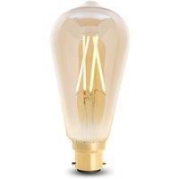 1001 WiZ B22 ST64 Bayonet Filament Dimmable Amber Lightbulb