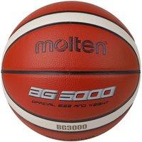 Molten BG3000 Outdoor/Indoor Leather Basketball in Orange | Size: 7