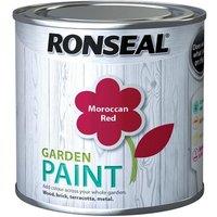 Ronseal Garden Paint Moroccan Red 250Ml
