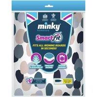 Minky SmartFit Ironing Board Cover - Assorted Designs (Random Design Sent) in White