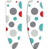 Minky Ironing Board Cover Supersize Smart Fit - Assorted Designs (Random Design Sent) in White
