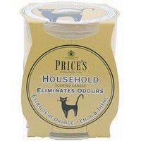Price's Household Pet Jar Scented Candle Orange Lemon & Thyme