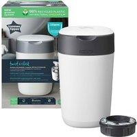 Tommee Tippee Twist & Click Advanced Nappy Disposal System, White