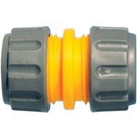 Hozelock 2100 Hose Repair Connector 12.5 - 15Mm (1/2 - 5/8In) in Grey
