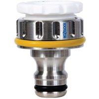Hozelock 2041 Pro Metal Threaded Tap Connector 12.5 - 19Mm (1/2 - 3/4In) in Grey