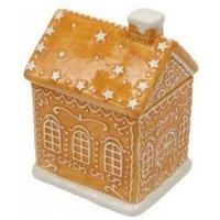 Garden Greatness Gingerbread House Cookie Jar Decor in Brown | Size: 1 Pack
