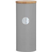 Rayware Typhoon Living Pasta Storage Jar 2.5 Litre with Bamboo Lid - Grey