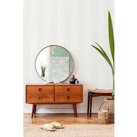 Superfresco Paintable Stripe Textured White Durable Wallpaper | Size: 10000mm x 520mm