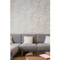 Superfresco Easy Kintsugi Wallpaper in Gold | Size: 10000mm x 520mm