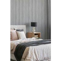 Fresco Wooden Slats Grey Wallpaper | Size: 10000mm x 520mm