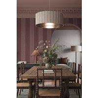 Superfresco Easy Regent Stripe Thistle Wallpaper in Purple | Size: 10000mm x 520mm