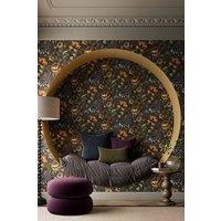 Superfresco Easy Gardenia Charcoal Wallpaper in Black | Size: 10000mm x 520mm