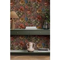 Superfresco Easy Gardenia Thistle Wallpaper in Purple | Size: 10000mm x 520mm