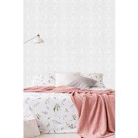 Superfresco Paintable Cameo Stripe Textured White Durable Wallpaper | Size: 10000mm x 520mm