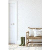 Superfresco Paintable Plaster Textured White Durable Wallpaper | Size: 10000mm x 520mm