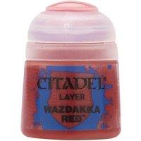Citadel Games Workshop Colour Layer: Wazdakka Red (12ml) Paint