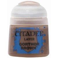 Citadel Games Workshop Colour Layer: Gorthor Brown (12ml) Paint