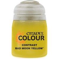 Citadel Games Workshop Colour Contrast: Bad Moon Yellow (18ml) Paint