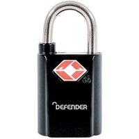 Defender Tsa Padlock Twinpack 20Mm in Black