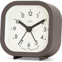 Acctim Robyn Mini Bedside Alarm Clock in Grey