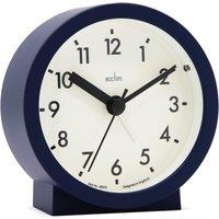 Acctim Gaby Small Analogue Contemporary Beside Alarm Clock in Dark Blue