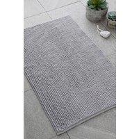 Catherine Lansfield 'Bobble' Bath Mat in Silver