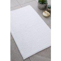 Catherine Lansfield 'Bobble' Bath Mat in White