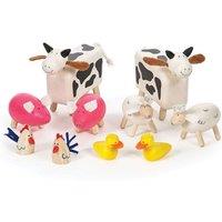 Tidlo Oldfield Farm Animals in White