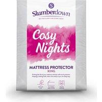 Slumberdown Cosy Nights Mattress Protector in White | Size: Single
