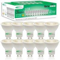 BELL Lighting GU10 LED Bulbs Soft White | 4.4W 350lm | 40W Halogen Replacement in Warm White | Size: Pack of 5