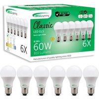 BELL Lighting E27 Dimmable LED Bulb Warm White 8.1W 810lm Screw Cap Light Bulb | Size: Pack of 3